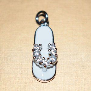 Shoe Sandal Slipper Sterling Silver Pendant